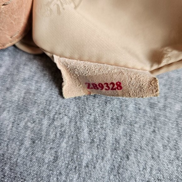 Vintage Y2K 90s 2000s Fossil Pink Alligator Leather Shoulder Club Hobo Bag Purse - Picture 9 of 9